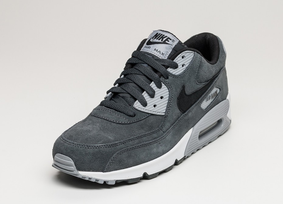 nike air max 90 ltr anthracite, Nike Air Max 90 LTR (Anthracite / Black - Wolf Grey - White)